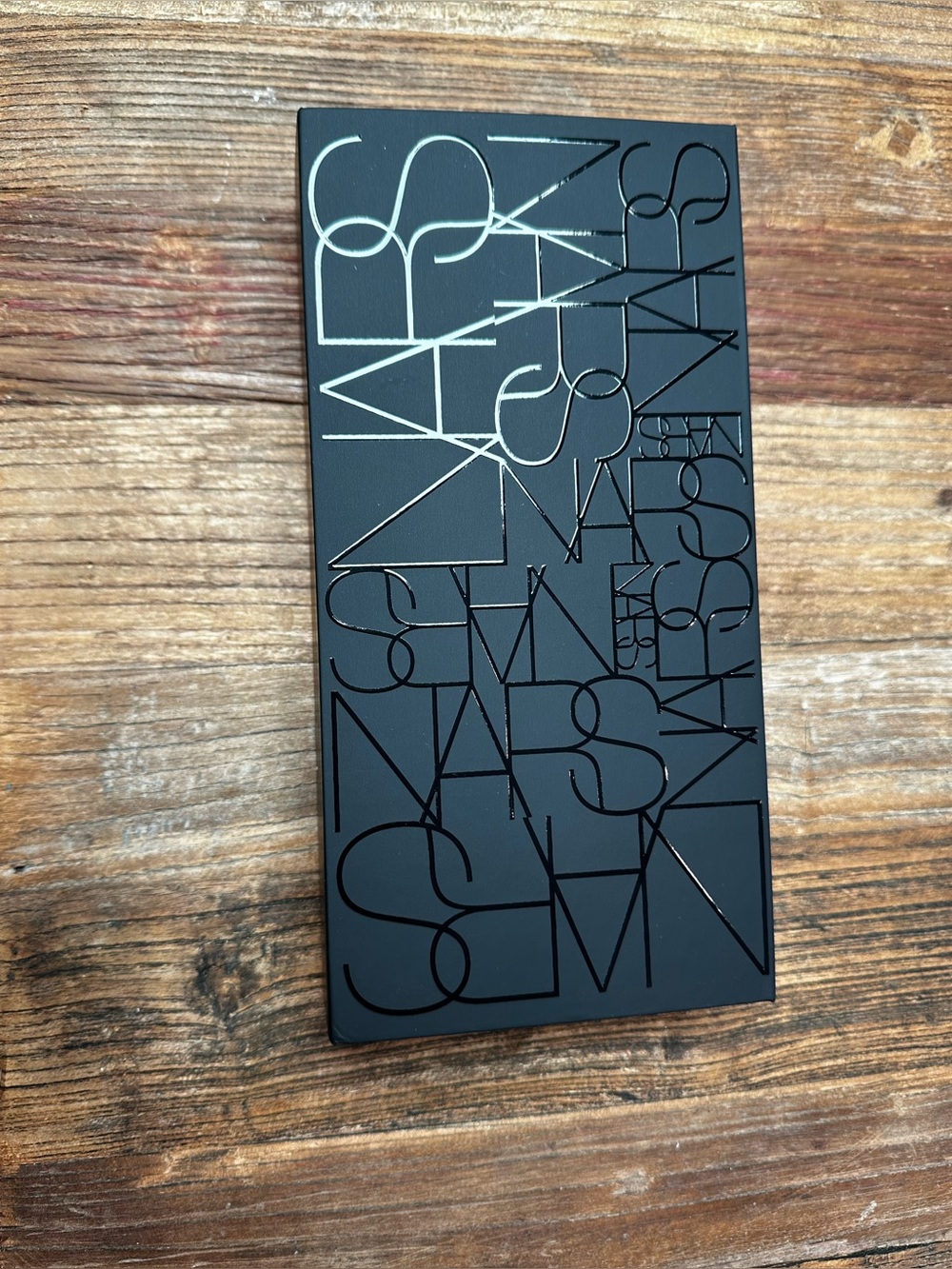 NARS Black Logo Makeup empty box